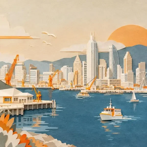都市情感分类插画